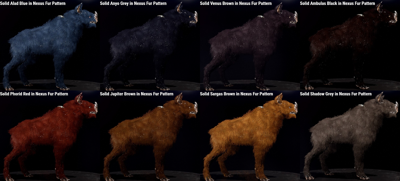 Kubrow`s Fur Colors | InfernalSnail`s Pets